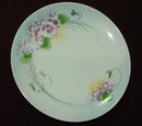 Antique Nippon Plate - Hand Painted Violets