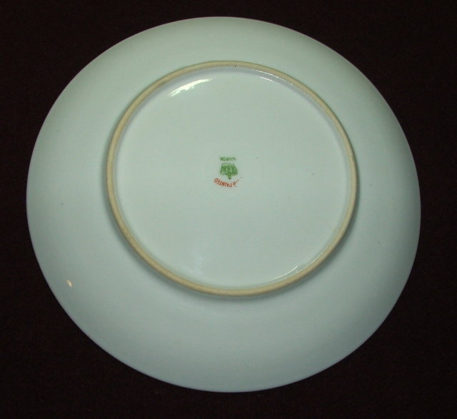Antique Nippon Plate - Hand Painted Violets