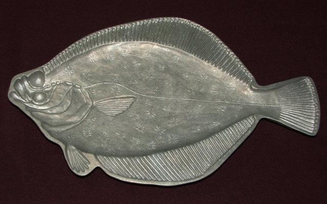 Nelles Studio Artisan Made Cast Aluminum Fish Platter