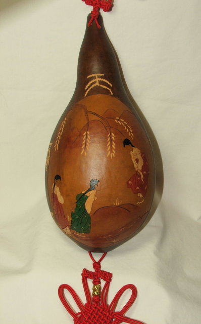 Japanese Gourd Art Wall Hanging