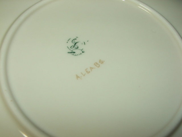 Antique Lenox China Gold Rim Porcelain Plate