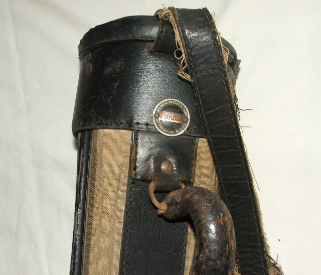 Shabby Vintage Vinyl Coated Fabric Par-Bag Golf Bag