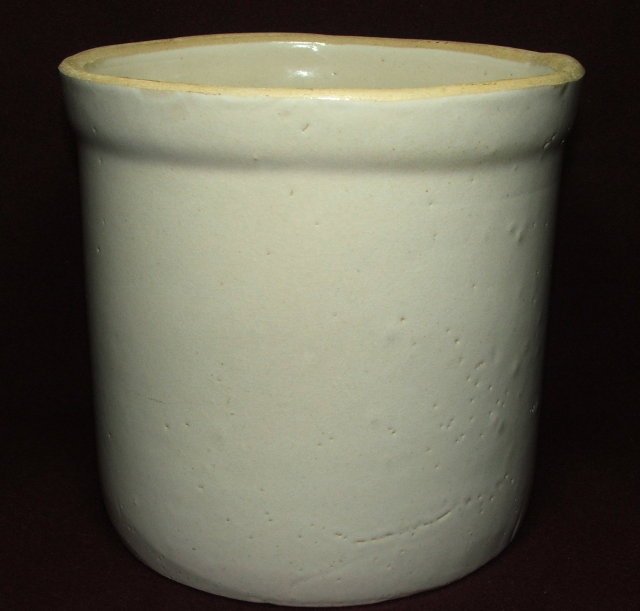Vintage / Antique Ruckels Stoneware Crock - White Hall, IL