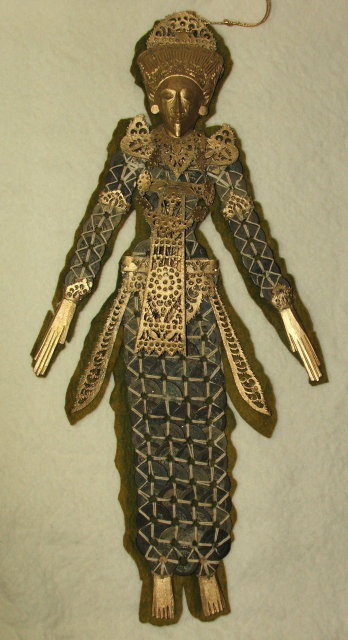 Vintage Balinese Antique Coin Wall Hanging