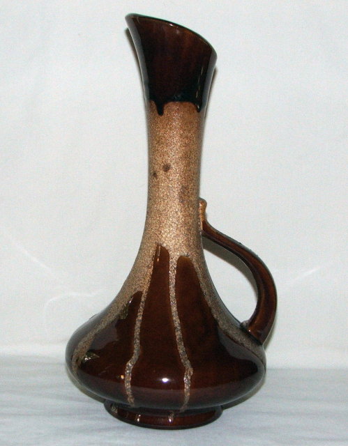 Mid-Century Royal Haeger Lava Drip Glaze Ewer Vase