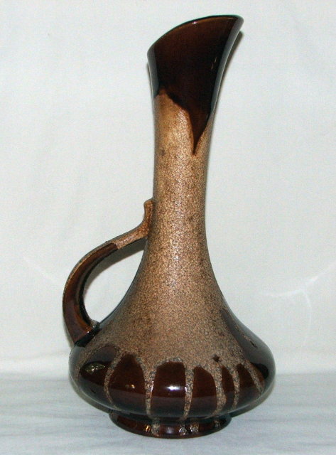 Mid-Century Royal Haeger Lava Drip Glaze Ewer Vase