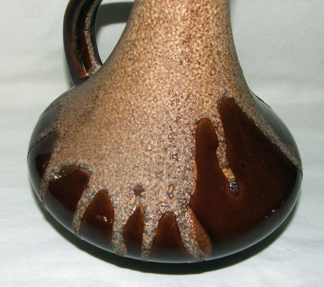 Mid-Century Royal Haeger Lava Drip Glaze Ewer Vase