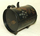 Vintage Tole Painted Silent Butler / Decorative Box