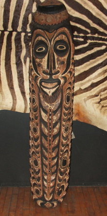 Vintage / Antique New Guinea Tribal Body Shield