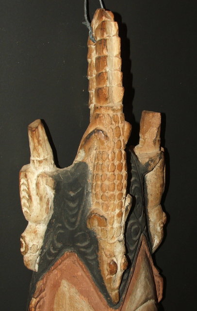 Vintage / Antique New Guinea Crocodile Mask