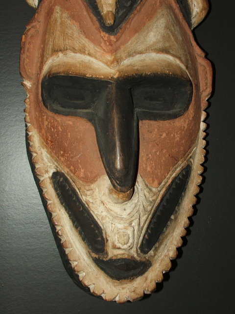 Vintage / Antique New Guinea Crocodile Mask