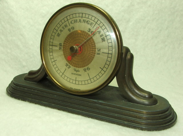 Retro Art Deco Taylor Baroguide Barometer