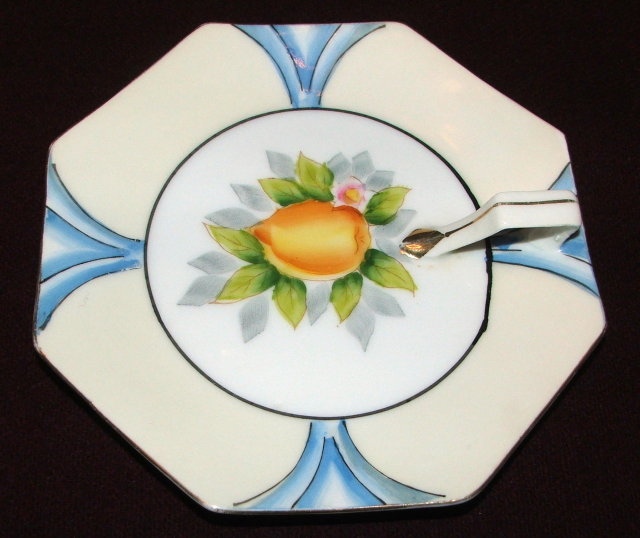 Antique Noritake Art Deco Gold-Edged Lemon Dish