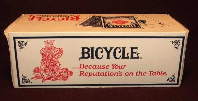 One Dozen Bicycle Poker Size Playing Cards in Rack-Pack