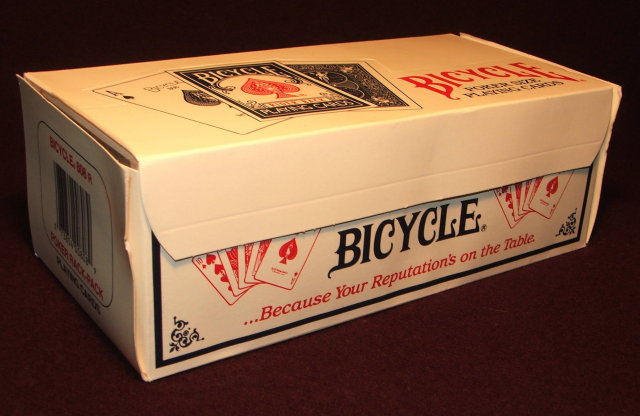One Dozen Bicycle Poker Size Playing Cards in Rack-Pack