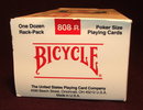 One Dozen Bicycle Poker Size Playing Cards in Rack-Pack