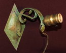 Antique Arts & Crafts Hubbell Wrought Iron Lamp