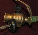 Antique Arts & Crafts Hubbell Wrought Iron Lamp