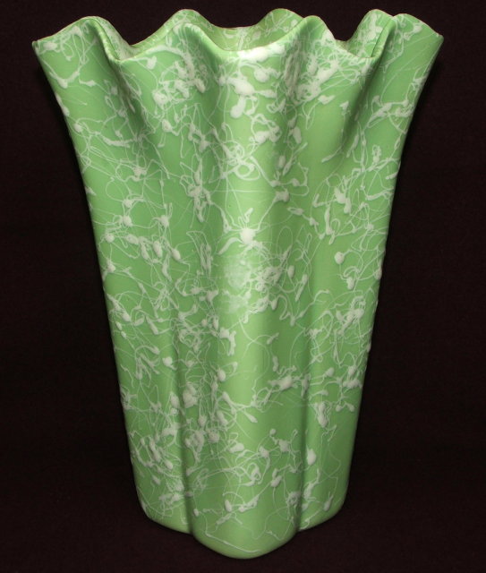 Fifties Shawnee Green Cameo Ware Sorcery Vase