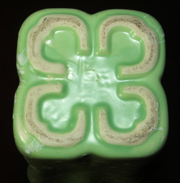Fifties Shawnee Green Cameo Ware Sorcery Vase