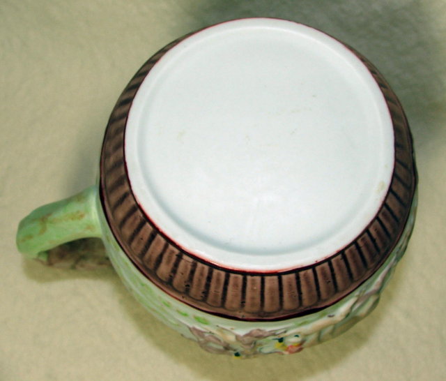 Unmarked Matte Glaze Hound Handle Pitcher