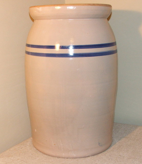 Vintage Marshall Pottery 5 Gallon Butter Churn