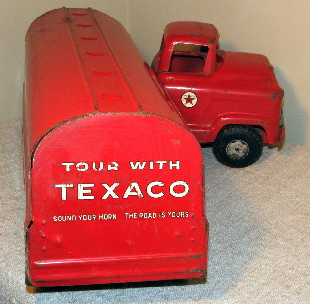 1950's Buddy L Diecast Texaco Tanker Truck