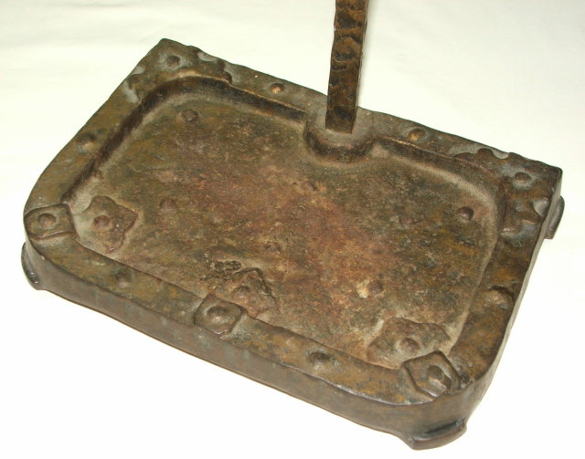 Vintage / Antique Arts & Crafts Cast Iron Fireplace Tool Holder