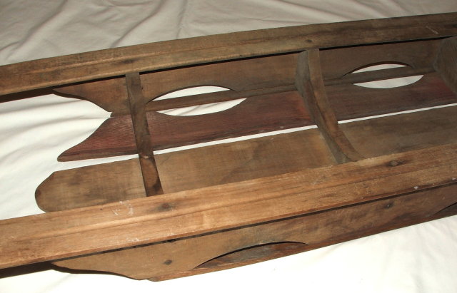 Vintage / Antique Firestone Ski Plane Wooden Sled