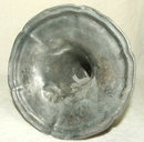Kayserzinn German Pewter Art Nouveau Floral Candlestick / Candle Holder