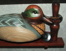 1992 Ducks Unlimited Wooden Decoy Shadow Box