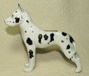 Erphila Germany Porcelain Harlequin Great Dane Figurine
