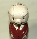 Vintage/Antique Cast Iron Midwest Foundry Advertising Pig Bank
