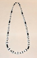 Vintage Black Jet and Crystal Necklace