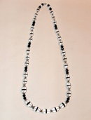 Vintage Black Jet and Crystal Necklace