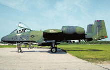 A-10A Warthog postcard
