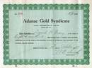 Adanac Gold Syndicate 1951 - Toronto, Canada