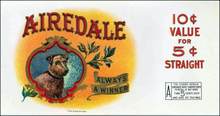 Airedale Cigar Label - Always a Winner