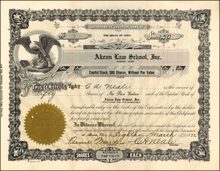Akron Law School, Inc. 1932