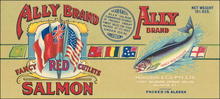 Ally Brand Fancy Red Cutlets Salmon Label