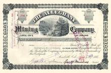 Alleghany Mining Company 1888 - Leadville, Colorado