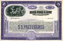 Allied Power & Light Corporation ( Early Commonwealth & Southern Corporation )