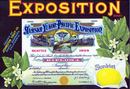 Alaska Yukon Pacific Exposition Crate Label