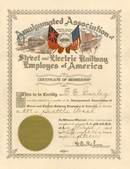 Amalgamated Association of Street and Electric Railway Employees of America 1918 - Seattle