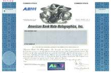 American Bank Note Holographics, Inc. - Holograph SPECIMEN