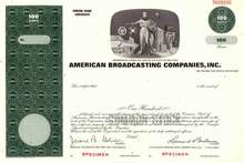 American Broadcasting Companies, Inc. ( ABC in now owned by Disney )