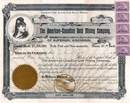 American - Canadian Gold Mining Company 1898 - Wisconsin