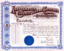 Amalgamated Cinematograph Theatres 1910