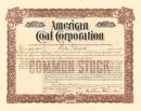 American Coal Corporation 1915