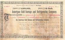 American Cold Storage and Refrigerating Company 1889